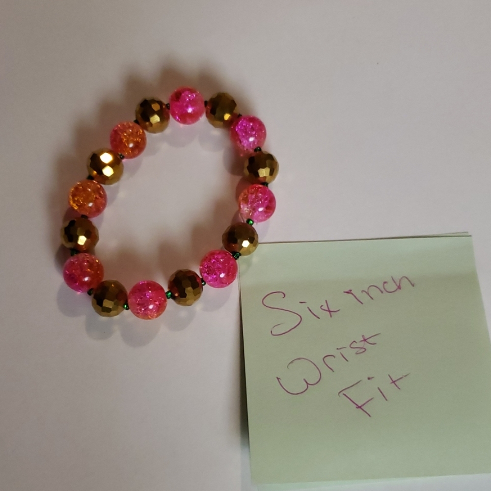 6 inch wrist stretch bracelet